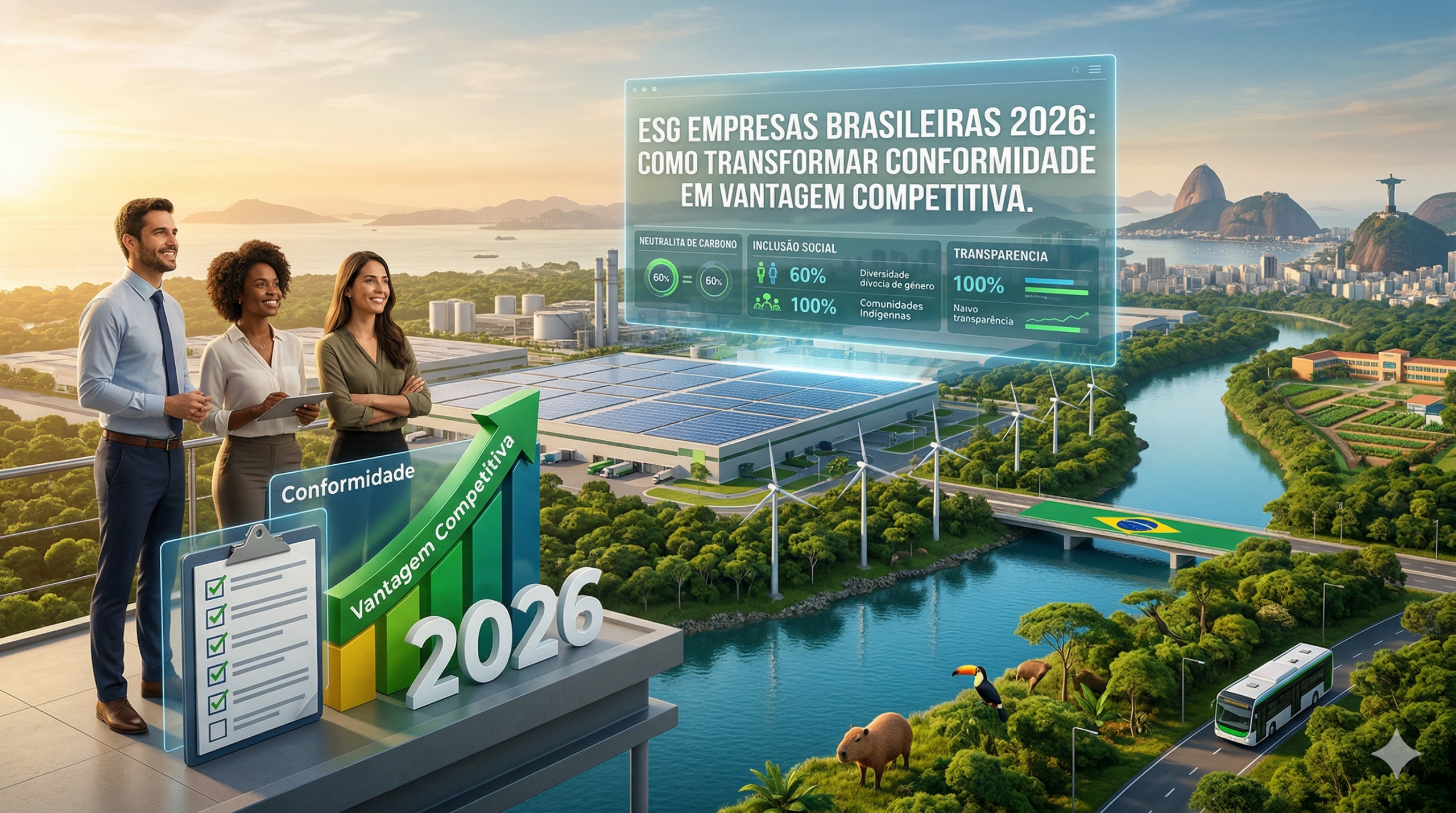 ESG Empresas Brasileiras 2026: como transformar conformidade em vantagem competitiva.